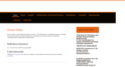 Desktop Screenshot of korsonkaiku.fi